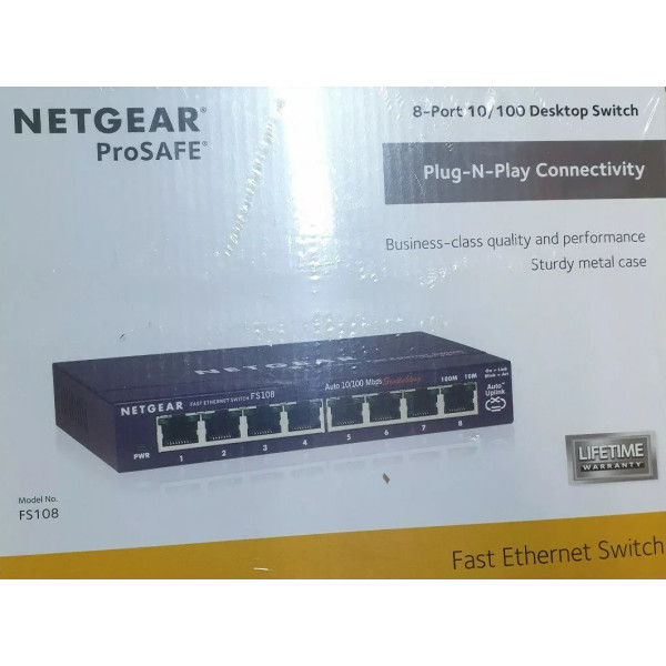 NETGEAR 넷기어 ProSAFE FS108